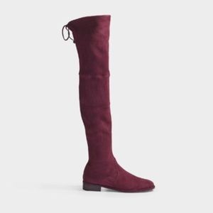 Stuart Weitzman Burgundy Highlands